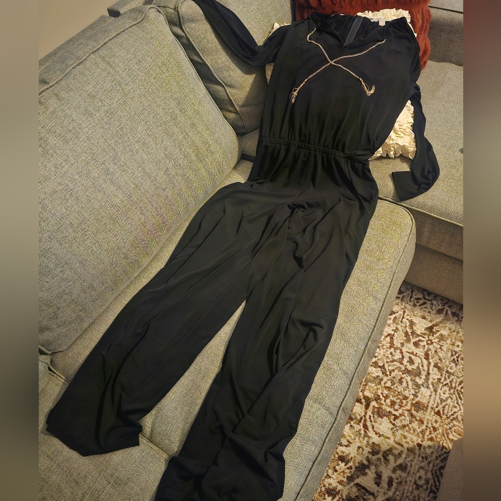 Closet Clean Out MK black jumpsuit size M.